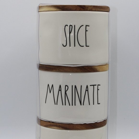 Rae Dunn Stacking Spice Containers - Picture 2 of 3